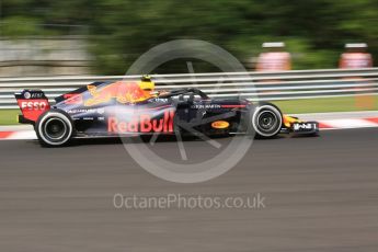 World © Octane Photographic Ltd. Formula 1 – Hungarian GP - Practice 1. Aston Martin Red Bull Racing TAG Heuer RB14 – Max Verstappen. Hungaroring, Budapest, Hungary. Friday 27th July 2018.