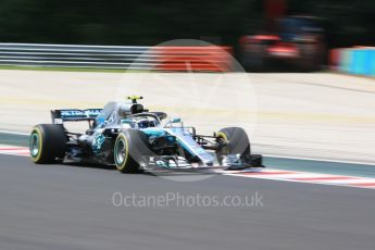 World © Octane Photographic Ltd. Formula 1 – Hungarian GP - Practice 1. Mercedes AMG Petronas Motorsport AMG F1 W09 EQ Power+ - Valtteri Bottas. Hungaroring, Budapest, Hungary. Friday 27th July 2018.