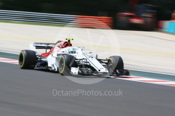 World © Octane Photographic Ltd. Formula 1 – Hungarian GP - Practice 1. Alfa Romeo Sauber F1 Team C37 – Antonio Giovinazzi. Hungaroring, Budapest, Hungary. Friday 27th July 2018.