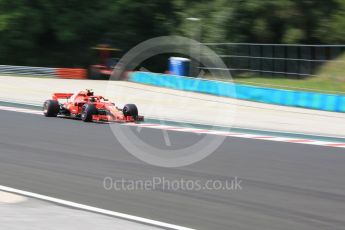 World © Octane Photographic Ltd. Formula 1 – Hungarian GP - Practice 1. Scuderia Ferrari SF71-H – Kimi Raikkonen. Hungaroring, Budapest, Hungary. Friday 27th July 2018.