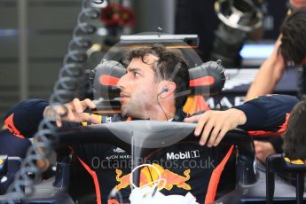 World © Octane Photographic Ltd. Formula 1 – Hungarian GP - Practice 1. Aston Martin Red Bull Racing TAG Heuer RB14 – Daniel Ricciardo. Hungaroring, Budapest, Hungary. Friday 27th July 2018.