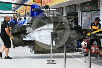 World © Octane Photographic Ltd. Formula 1 – Hungarian GP - Practice 1. Renault Sport F1 Team RS18. Hungaroring, Budapest, Hungary. Friday 27th July 2018.