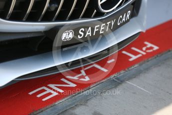 World © Octane Photographic Ltd. Formula 1 - Hungarian GP - Practice 1. Mercedes AMG F1 Safety car in the pit lane. Hungaroring, Budapest, Hungary. Friday 27th July 2018.