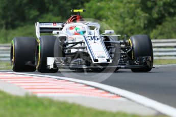 World © Octane Photographic Ltd. Formula 1 – Hungarian GP - Practice 1. Alfa Romeo Sauber F1 Team C37 – Antonio Giovinazzi. Hungaroring, Budapest, Hungary. Friday 27th July 2018.