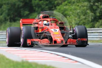 World © Octane Photographic Ltd. Formula 1 – Hungarian GP - Practice 1. Scuderia Ferrari SF71-H – Sebastian Vettel. Hungaroring, Budapest, Hungary. Friday 27th July 2018.