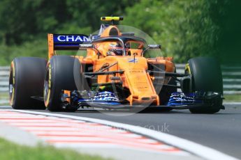 World © Octane Photographic Ltd. Formula 1 – Hungarian GP - Practice 1. McLaren MCL33 – Stoffel Vandoorne. Hungaroring, Budapest, Hungary. Friday 27th July 2018.