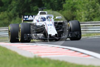 World © Octane Photographic Ltd. Formula 1 – Hungarian GP - Practice 1. Williams Martini Racing FW41 – Lance Stroll. Hungaroring, Budapest, Hungary. Friday 27th July 2018.