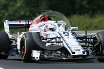 World © Octane Photographic Ltd. Formula 1 – Hungarian GP - Practice 1. Alfa Romeo Sauber F1 Team C37 – Marcus Ericsson. Hungaroring, Budapest, Hungary. Friday 27th July 2018.
