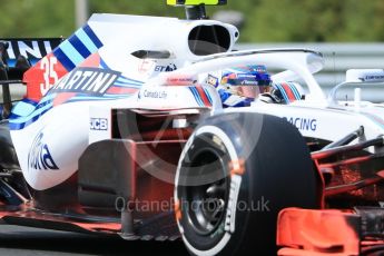 World © Octane Photographic Ltd. Formula 1 – Hungarian GP - Practice 1. Williams Martini Racing FW41 – Sergey Sirotkin. Hungaroring, Budapest, Hungary. Friday 27th July 2018.