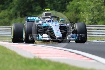 World © Octane Photographic Ltd. Formula 1 – Hungarian GP - Practice 1. Mercedes AMG Petronas Motorsport AMG F1 W09 EQ Power+ - Valtteri Bottas. Hungaroring, Budapest, Hungary. Friday 27th July 2018.