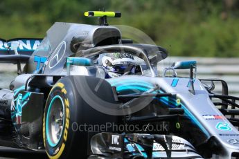 World © Octane Photographic Ltd. Formula 1 – Hungarian GP - Practice 1. Mercedes AMG Petronas Motorsport AMG F1 W09 EQ Power+ - Valtteri Bottas. Hungaroring, Budapest, Hungary. Friday 27th July 2018.