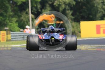 World © Octane Photographic Ltd. Formula 1 – Hungarian GP - Practice 1. Scuderia Toro Rosso STR13 – Pierre Gasly. Hungaroring, Budapest, Hungary. Friday 27th July 2018.