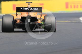 World © Octane Photographic Ltd. Formula 1 – Hungarian GP - Practice 1. McLaren MCL33 – Fernando Alonso. Hungaroring, Budapest, Hungary. Friday 27th July 2018.