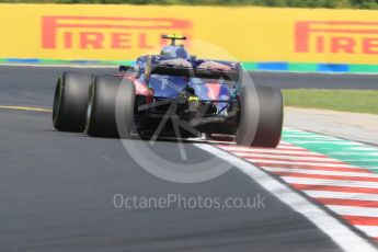 World © Octane Photographic Ltd. Formula 1 – Hungarian GP - Practice 1. Scuderia Toro Rosso STR13 – Pierre Gasly. Hungaroring, Budapest, Hungary. Friday 27th July 2018.