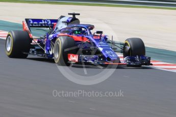 World © Octane Photographic Ltd. Formula 1 – Hungarian GP - Practice 1. Scuderia Toro Rosso STR13 – Brendon Hartley. Hungaroring, Budapest, Hungary. Friday 27th July 2018.