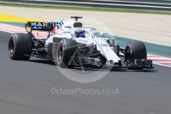 World © Octane Photographic Ltd. Formula 1 – Hungarian GP - Practice 1. Williams Martini Racing FW41 – Lance Stroll. Hungaroring, Budapest, Hungary. Friday 27th July 2018.