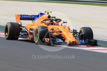 World © Octane Photographic Ltd. Formula 1 – Hungarian GP - Practice 1. McLaren MCL33 – Stoffel Vandoorne. Hungaroring, Budapest, Hungary. Friday 27th July 2018.