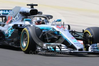 World © Octane Photographic Ltd. Formula 1 – Hungarian GP - Practice 1. Mercedes AMG Petronas Motorsport AMG F1 W09 EQ Power+ - Lewis Hamilton. Hungaroring, Budapest, Hungary. Friday 27th July 2018.