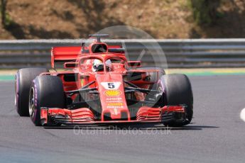 World © Octane Photographic Ltd. Formula 1 – Hungarian GP - Practice 1. Scuderia Ferrari SF71-H – Sebastian Vettel. Hungaroring, Budapest, Hungary. Friday 27th July 2018.
