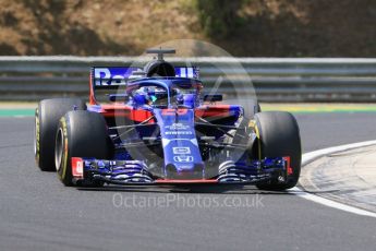World © Octane Photographic Ltd. Formula 1 – Hungarian GP - Practice 1. Scuderia Toro Rosso STR13 – Brendon Hartley. Hungaroring, Budapest, Hungary. Friday 27th July 2018.