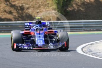 World © Octane Photographic Ltd. Formula 1 – Hungarian GP - Practice 1. Scuderia Toro Rosso STR13 – Pierre Gasly. Hungaroring, Budapest, Hungary. Friday 27th July 2018.