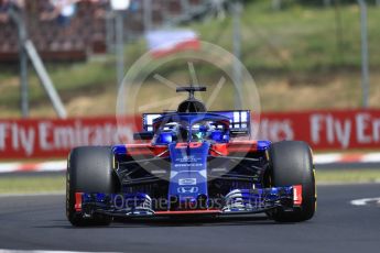World © Octane Photographic Ltd. Formula 1 – Hungarian GP - Practice 1. Scuderia Toro Rosso STR13 – Brendon Hartley. Hungaroring, Budapest, Hungary. Friday 27th July 2018.
