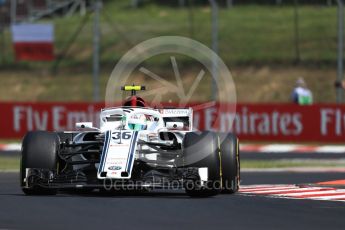 World © Octane Photographic Ltd. Formula 1 – Hungarian GP - Practice 1. Alfa Romeo Sauber F1 Team C37 – Antonio Giovinazzi. Hungaroring, Budapest, Hungary. Friday 27th July 2018.