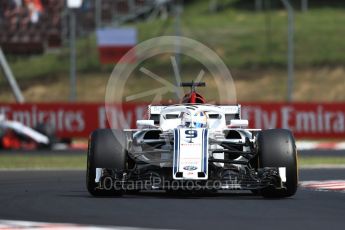 World © Octane Photographic Ltd. Formula 1 – Hungarian GP - Practice 1. Alfa Romeo Sauber F1 Team C37 – Marcus Ericsson. Hungaroring, Budapest, Hungary. Friday 27th July 2018.