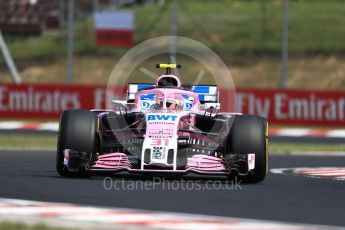 World © Octane Photographic Ltd. Formula 1 – Hungarian GP - Practice 1. Sahara Force India VJM11 - Esteban Ocon. Hungaroring, Budapest, Hungary. Friday 27th July 2018.