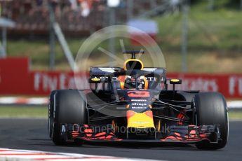 World © Octane Photographic Ltd. Formula 1 – Hungarian GP - Practice 1. Aston Martin Red Bull Racing TAG Heuer RB14 – Daniel Ricciardo. Hungaroring, Budapest, Hungary. Friday 27th July 2018.