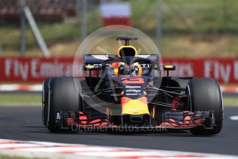 World © Octane Photographic Ltd. Formula 1 – Hungarian GP - Practice 1. Aston Martin Red Bull Racing TAG Heuer RB14 – Daniel Ricciardo. Hungaroring, Budapest, Hungary. Friday 27th July 2018.