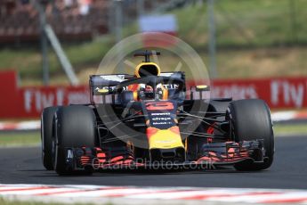 World © Octane Photographic Ltd. Formula 1 – Hungarian GP - Practice 1. Aston Martin Red Bull Racing TAG Heuer RB14 – Daniel Ricciardo. Hungaroring, Budapest, Hungary. Friday 27th July 2018.