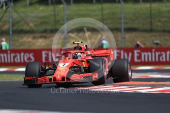 World © Octane Photographic Ltd. Formula 1 – Hungarian GP - Practice 1. Scuderia Ferrari SF71-H – Kimi Raikkonen. Hungaroring, Budapest, Hungary. Friday 27th July 2018.