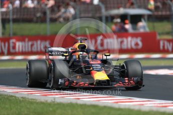 World © Octane Photographic Ltd. Formula 1 – Hungarian GP - Practice 1. Aston Martin Red Bull Racing TAG Heuer RB14 – Daniel Ricciardo. Hungaroring, Budapest, Hungary. Friday 27th July 2018.