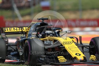 World © Octane Photographic Ltd. Formula 1 – Hungarian GP - Practice 1. Renault Sport F1 Team RS18 – Nico Hulkenberg. Hungaroring, Budapest, Hungary. Friday 27th July 2018.