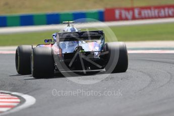 World © Octane Photographic Ltd. Formula 1 – Hungarian GP - Practice 1. Scuderia Toro Rosso STR13 – Pierre Gasly. Hungaroring, Budapest, Hungary. Friday 27th July 2018.