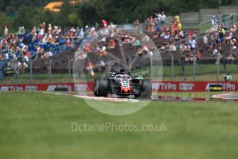 World © Octane Photographic Ltd. Formula 1 – Hungarian GP - Practice 1. Haas F1 Team VF-18 – Romain Grosjean. Hungaroring, Budapest, Hungary. Friday 27th July 2018.