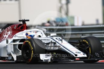 World © Octane Photographic Ltd. Formula 1 – Hungarian GP - Practice 1. Alfa Romeo Sauber F1 Team C37 – Marcus Ericsson. Hungaroring, Budapest, Hungary. Friday 27th July 2018.