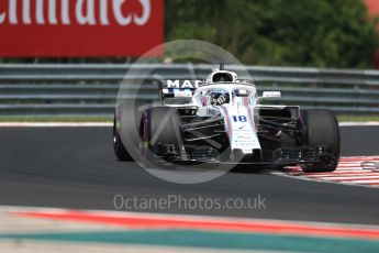 World © Octane Photographic Ltd. Formula 1 – Hungarian GP - Practice 1. Williams Martini Racing FW41 – Lance Stroll. Hungaroring, Budapest, Hungary. Friday 27th July 2018.