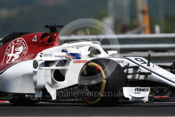 World © Octane Photographic Ltd. Formula 1 – Hungarian GP - Practice 1. Alfa Romeo Sauber F1 Team C37 – Marcus Ericsson. Hungaroring, Budapest, Hungary. Friday 27th July 2018.