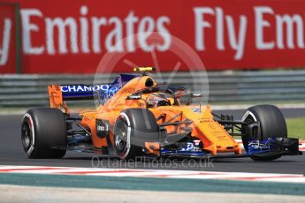 World © Octane Photographic Ltd. Formula 1 – Hungarian GP - Practice 1. McLaren MCL33 – Stoffel Vandoorne. Hungaroring, Budapest, Hungary. Friday 27th July 2018.