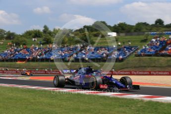 World © Octane Photographic Ltd. Formula 1 – Hungarian GP - Practice 1. Scuderia Toro Rosso STR13 – Brendon Hartley. Hungaroring, Budapest, Hungary. Friday 27th July 2018.
