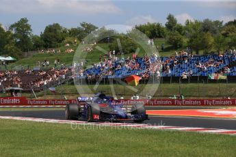 World © Octane Photographic Ltd. Formula 1 – Hungarian GP - Practice 1. Scuderia Toro Rosso STR13 – Brendon Hartley. Hungaroring, Budapest, Hungary. Friday 27th July 2018.