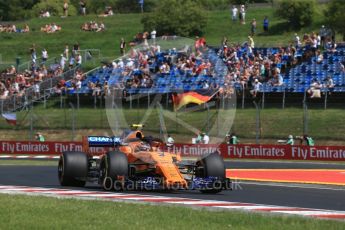World © Octane Photographic Ltd. Formula 1 – Hungarian GP - Practice 1. McLaren MCL33 – Stoffel Vandoorne. Hungaroring, Budapest, Hungary. Friday 27th July 2018.