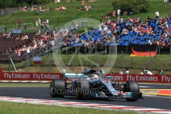 World © Octane Photographic Ltd. Formula 1 – Hungarian GP - Practice 1. Mercedes AMG Petronas Motorsport AMG F1 W09 EQ Power+ - Lewis Hamilton. Hungaroring, Budapest, Hungary. Friday 27th July 2018.