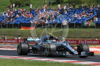 World © Octane Photographic Ltd. Formula 1 – Hungarian GP - Practice 1. Mercedes AMG Petronas Motorsport AMG F1 W09 EQ Power+ - Valtteri Bottas. Hungaroring, Budapest, Hungary. Friday 27th July 2018.