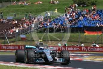 World © Octane Photographic Ltd. Formula 1 – Hungarian GP - Practice 1. Mercedes AMG Petronas Motorsport AMG F1 W09 EQ Power+ - Valtteri Bottas. Hungaroring, Budapest, Hungary. Friday 27th July 2018.