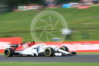 World © Octane Photographic Ltd. Formula 1 – Hungarian GP - Practice 2. Alfa Romeo Sauber F1 Team C37 – Charles Leclerc. Hungaroring, Budapest, Hungary. Friday 27th July 2018.