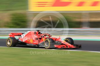 World © Octane Photographic Ltd. Formula 1 – Hungarian GP - Practice 2. Scuderia Ferrari SF71-H – Sebastian Vettel. Hungaroring, Budapest, Hungary. Friday 27th July 2018.