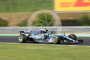 World © Octane Photographic Ltd. Formula 1 – Hungarian GP - Practice 2. Mercedes AMG Petronas Motorsport AMG F1 W09 EQ Power+ - Valtteri Bottas. Hungaroring, Budapest, Hungary. Friday 27th July 2018.